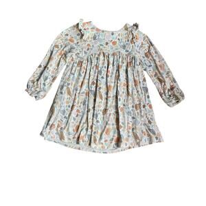 Angel Dear Bamboo Owl Woodland Print Dress